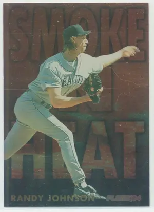 1994 Fleer - Randy Johnson #5 Smoke 'N Heat