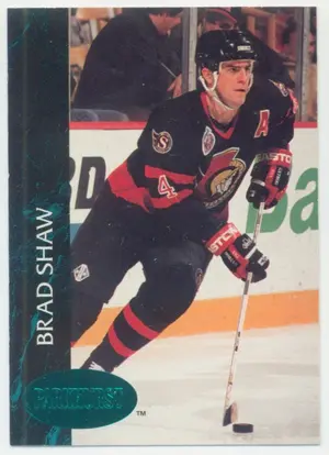 1992-93 PARKHURST - BRAD SHAW #352 EMERALD ICE