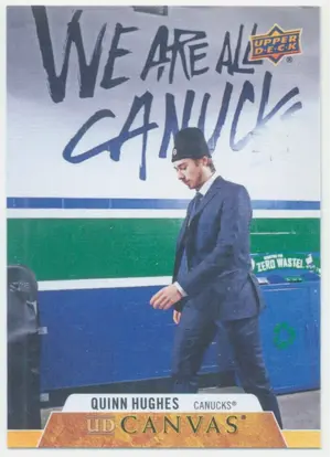 2020-21 UPPER DECK - QUINN HUGHES #C80 UD CANVAS