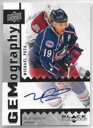 2009-10 Black Diamond GEMography #GMP Michael Peca