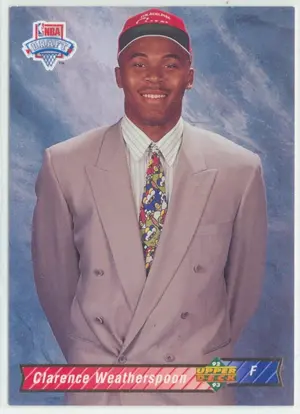 1992-93 Upper Deck - Clarence Weatherspoon #5 RC