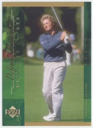 2001 Upper Deck - Bernhard Langer #136 Defining Moments