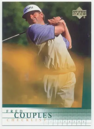 2001 Upper Deck - Fred Couples #198 Checklist