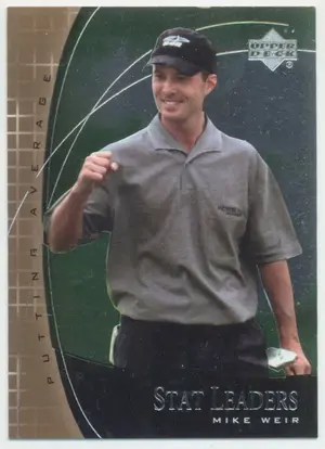 2001 Upper Deck - Mike Weir #SL8 Stat Leaders