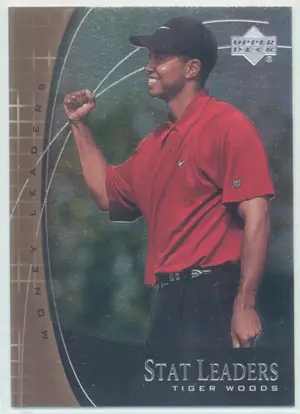 2001 Upper Deck - Tiger Woods #SL17 Stat Leaders