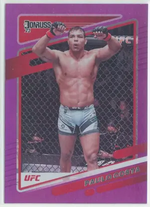 2022 Donruss UFC - Paulo Costa #66 Purple Flood Parallel