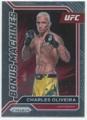 2022 Panini Prizm UFC - Charles Oliveira #15 Bonus Machines