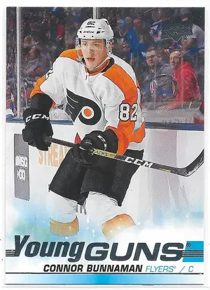 2019-20 Upper Deck #208 Connor Bunnaman RC (Young Guns)