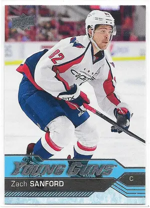 2016-17 Upper Deck #215 Zach Sanford RC (Young Guns)
