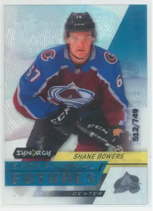 2020-21 SYNERGY - SHANE BOWERS #EFS-SB EXCEPTIONAL FUTURES 512/749