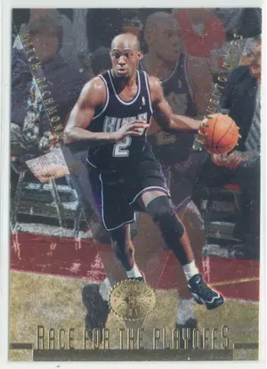 1995-96 SP Championship Series - Mitch Richmond #140 Race for the Playoffs