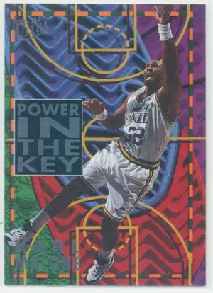 1994-95 Fleer Ultra - Karl Malone #5 Power In the Key