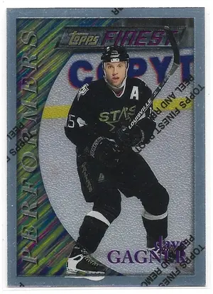 1995-96 Finest #31 Dave Gagner (Silver, Performers)