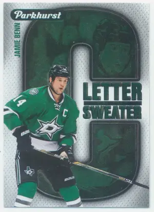 2016-17 PARKHURST - JAMIE BENN #LS8 LETTER ON THE SWEATER