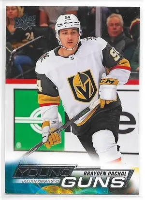 2022-23 Upper Deck #246 Brayden Pachal RC (Young Guns)