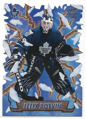 1997-98 Crown Royale Freeze Out Die-Cuts #19 Felix Potvin