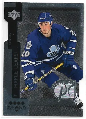 1997-98 Black Diamond Premium Cut Quadruple Diamond Vertical #PC27 Mike Johnson