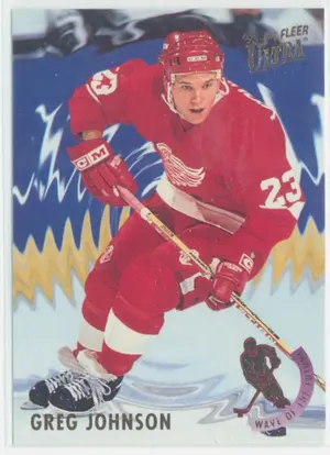 1993-94 FLEER ULTRA - GREG JOHNSON #7 WAVE OF THE FUTURE