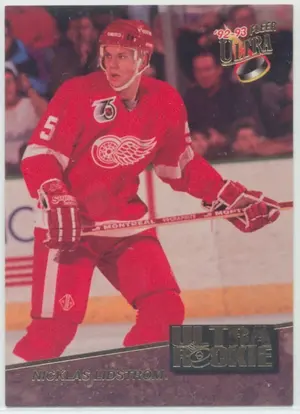1992-93 FLEER ULTRA - NICKLAS LIDSTROM #7 ULTRA ROOKIE
