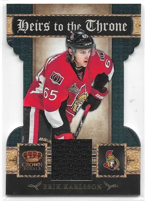 2011-12 Crown Royale Heirs to the Throne Materials #27 Erik Karlsson