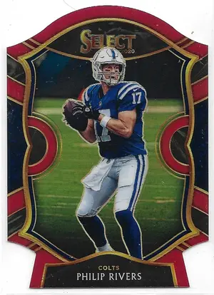 2020 Select Prizm Red Die-Cut #30 Philip Rivers