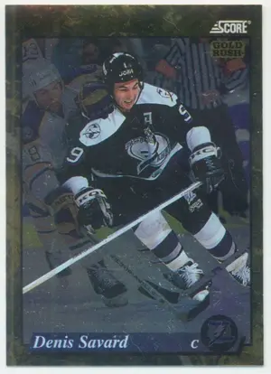 1993-94 SCORE (CDN) - DENIS SAVARD #555 GOLD RUSH