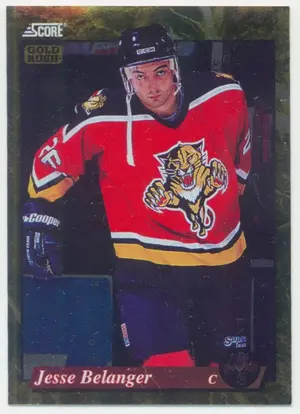 1993-94 SCORE (CDN) - JESSE BELANGER #585 GOLD RUSH