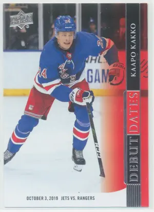 2020-21 UPPER DECK - KAAPO KAKKO #DD-17 DEBUT DATES