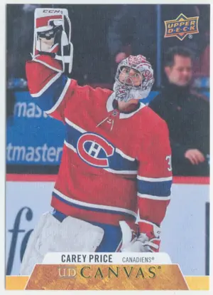 2020-21 UPPER DECK - CAREY PRICE #C43 UD CANVAS