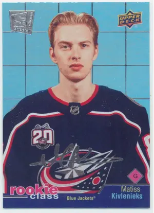 2020-21 UPPER DECK EXTENDED - MATISS KIVLENIEKS #RC-8 ROOKIE CLASS