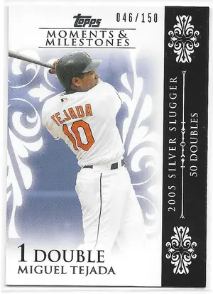 2008 Topps Moments & Milestones #68 Miguel Tejada (046/150)