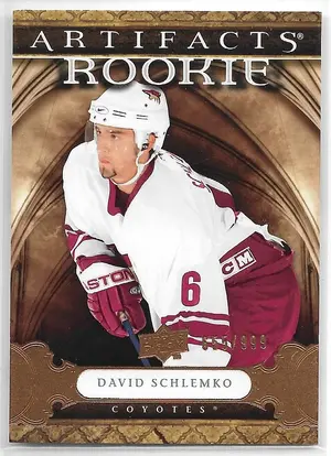 2009-10 Artifacts #174 David Schlemko RC (655/999)