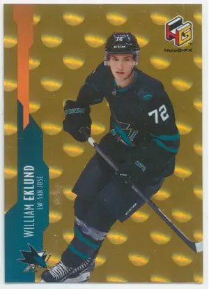 2021-22 UPPER DECK EXTENDED - WILLIAM EKLUND #HG-10 HOLOGRFX ROOKIES GOLD