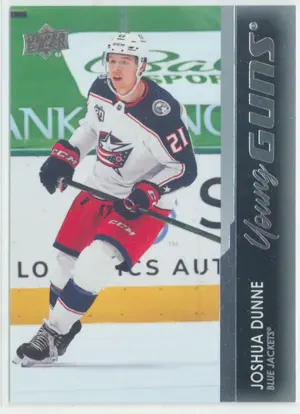 2021-22 UPPER DECK - JOSHUA DUNNE #218 YOUNG GUNS