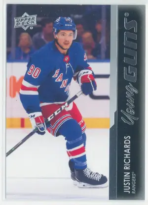 2021-22 UPPER DECK - JUSTIN RICHARDS #480 YOUNG GUNS