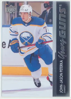 2021-22 UPPER DECK EXTENDED - JOHN-JASON PETERKA #711 YOUNG GUNS