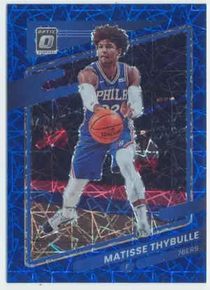 2021-22 Panini Donruss Optic - Matisse Thybulle #150 Blue Velocity Prizm Parallel