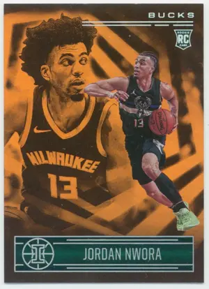 2020-21 Panini Illusions - Jordan Nwora #174 Trophy Collection Orange Parallel