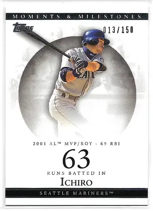2007 Topps Moments & Milestones #10 Ichiro Suzuki (013/150)