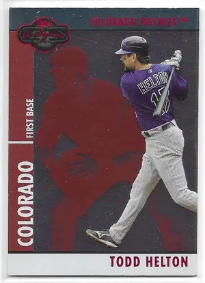 2008 Topps Co-Signers Silver Red #042 Todd Helton (342/400)