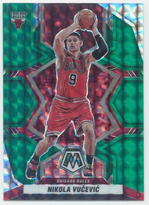 2021-22 Panini Mosaic - Nikola Vucevic #78 Green Mosaic Prizm Parallel