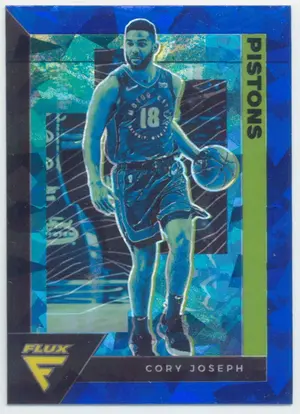 2020-21 Panini Flux - Cory Joseph #51 Blue Cracked Ice Prizm Parallel