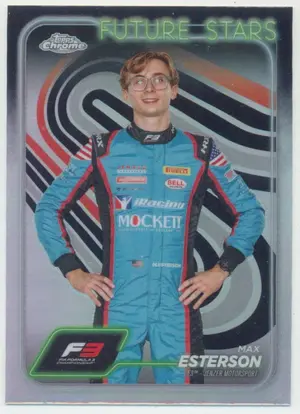 2024 Topps Chrome Formula 1 - Max Esterson #59 Future Stars F3 Drivers Refractor Parallel