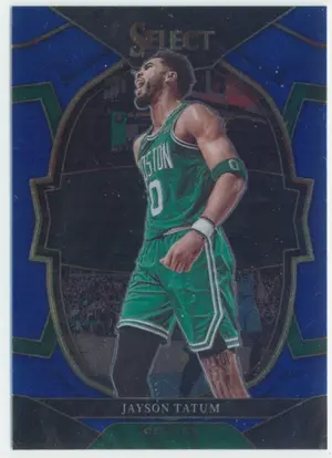 2022-23 Panini Select - Jayson Tatum #55 Concourse Blue Parallel