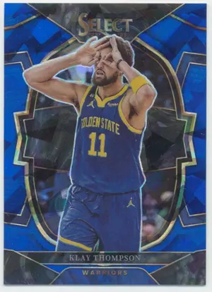 2022-23 Panini Select - Klay Thompson #19 Concourse Cracked Ice Prizm Parallel
