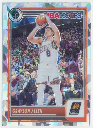 2023-24 Panini NBA Hoops Premium Stock - Grayson Allen #190 Ice Prizm Parallel