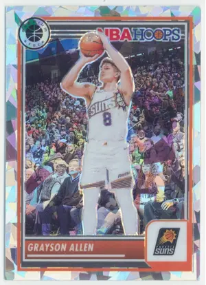 2023-24 Panini NBA Hoops Premium Stock - Grayson Allen #190 Ice Prizm Parallel