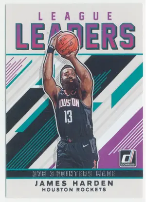 2019-20 Panini Donruss - James Harden #10 League Leaders