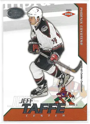 2002-03 Calder Silver #138 Jeff Taffe RC (087/299)