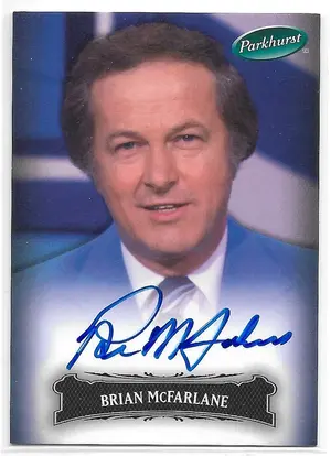 2006-07 Parkhurst Autographs #72 Brian McFarlane